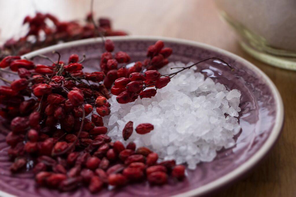 Gewürzsalz mit Berberitzen herbal Hunter Wildkräuterküche